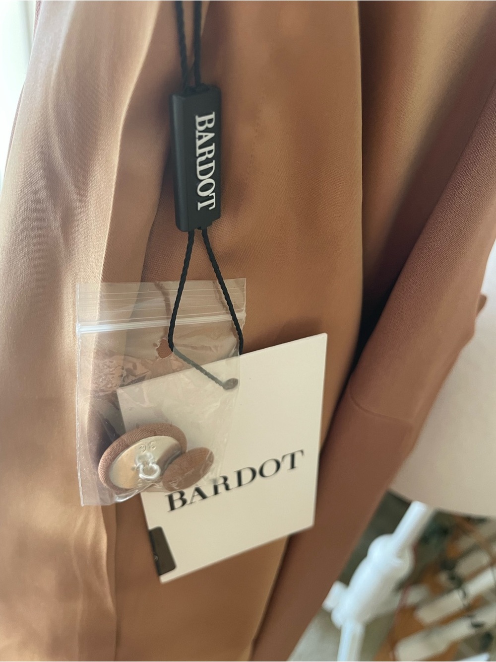 Bardot Camel Cutout Tailored Blazer - Picture 6 of 11